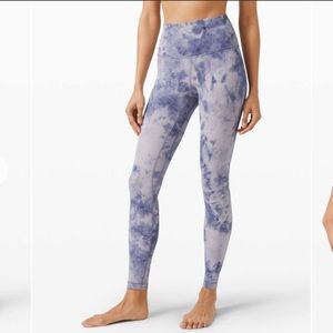 Lululemon Align Pant 28" *Diamond Dye - Iced Iris Peri Purple